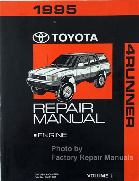 Toyota 4runner Factory Repair Manual 1990 1995