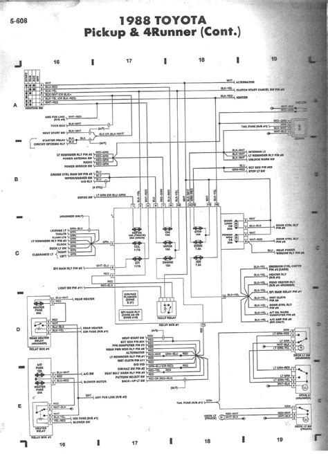 Toyota 4runner Wiring Diagrams Free