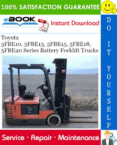 Toyota 5fbe10 5fbe13 5fbe15 5fbe18 5fbe20 Forklift Manual