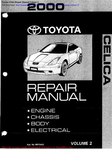 Toyota Celica Repair Manual Torrent