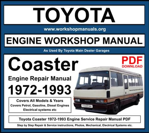 Toyota Coaster Engine Repair Manual