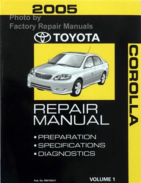 Toyota Corolla Factory Service Manual