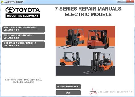 Toyota Forklift Service Manuals Free