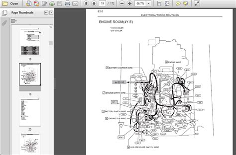 Toyota Forklift Wiring Harness