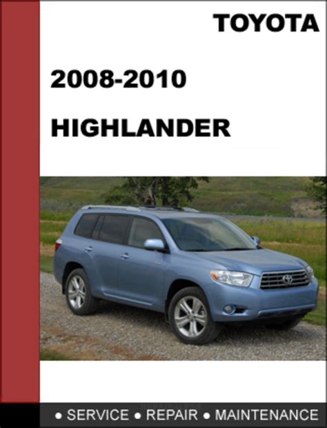 Toyota Highlander Hybrid Service Manual