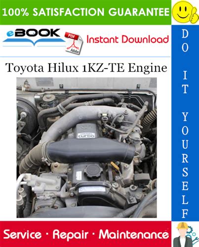 Toyota Hilux Engines 1kz Te Repair Workshop Manual