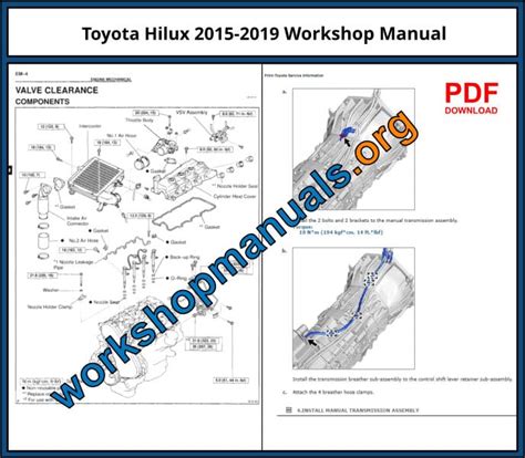 Toyota Hilux Service Manual Download Free