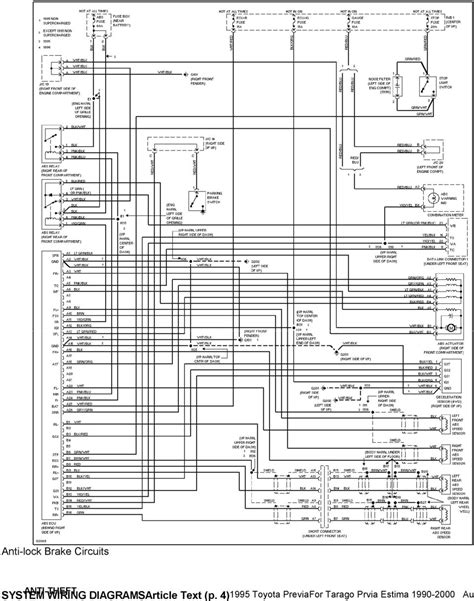 Toyota Previa Air Conditioning Wiring Diagram