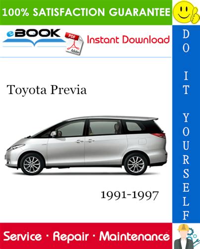 Toyota Previa Service Repair Manual 1991 1997