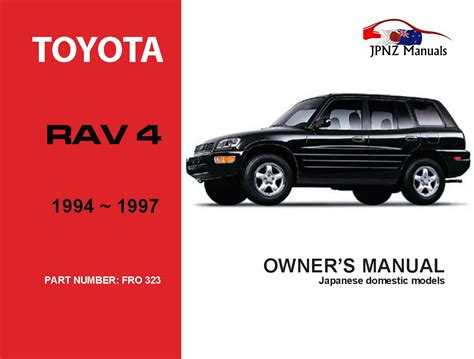 Toyota Rav4 Auto Owners Manual 1994