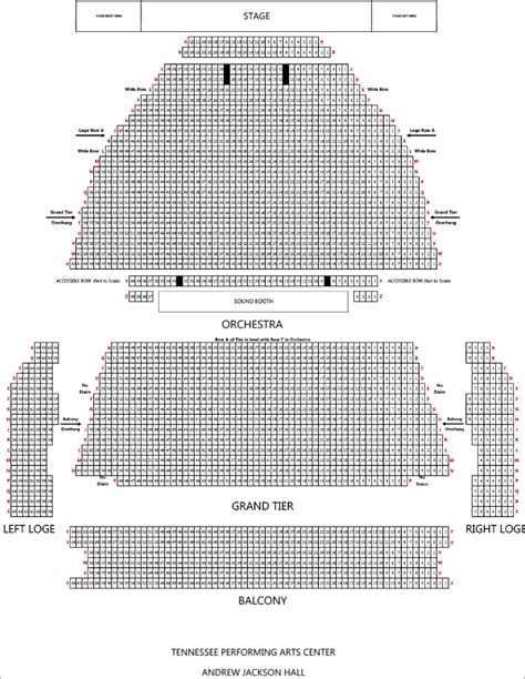 Tpac Seating Chart Nashville