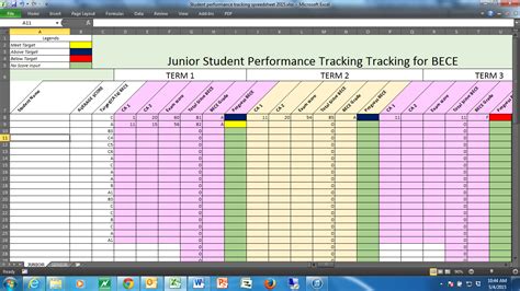 Tracking Students Progress Template