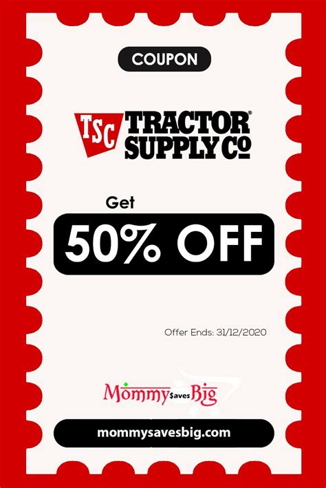 Tractor Supply Printable In Store Coupons