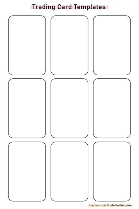 Trading Cards Template