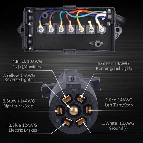 Trailer Wiring Diagram 4 Way To 7 Way