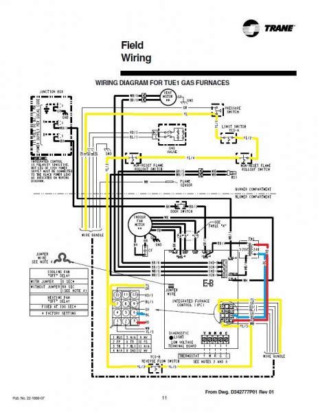 Trane Furnace Wiring Schematic