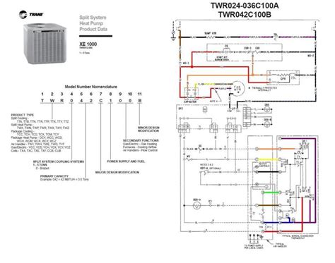 Trane Xe1000 Wiring Diagram