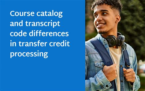 Transfer Credit Course By Course Or Catalog Match