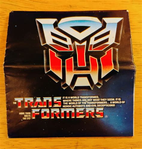 Transformers R I D Check List Catalog 2001