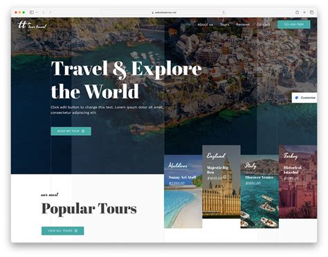 Travel Template Wordpress