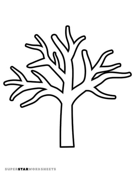 Tree Branches Template