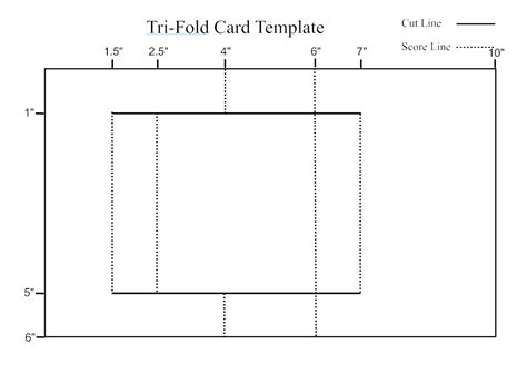 Tri Fold Card Template