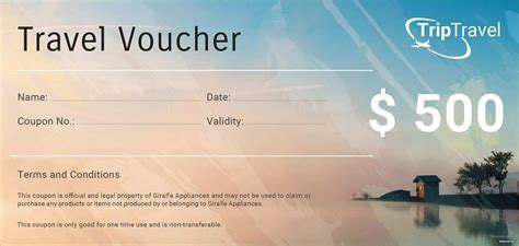Trip Voucher Template