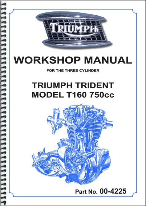 Triumph 1975 Trident T160 Model Motorcycle Workshop Manual Repair Manual Service Manual Download