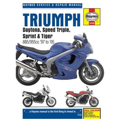 Triumph 1997 2000 Daytona Speed Triple Sprint And Tiger Service Repair Manual