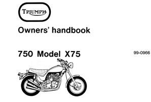 Triumph 750 X75 Hurricane Workshop Service Repair Manual