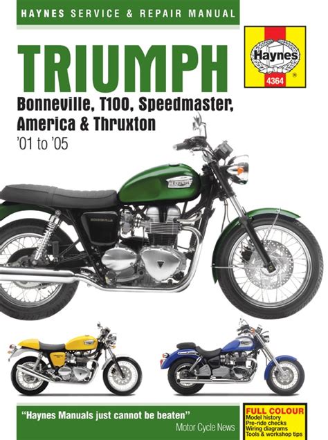 Triumph Bonneville 790cc Shop Manual 2001 2006