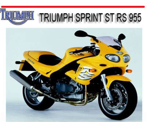 Triumph Sprint Rs 1999 2004 Workshop Repair Service Manual