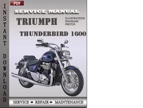 Triumph Thunderbird 1600 T1600 Full Service Repair Manual 2009 2013