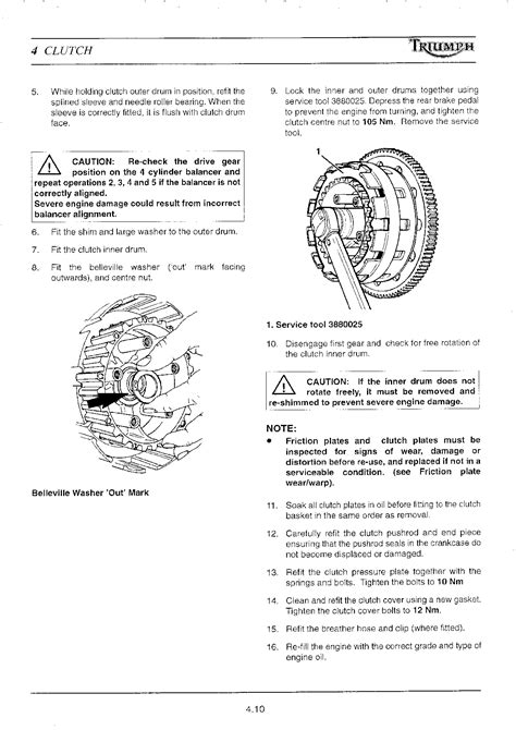 Triumph Thunderbird Sport 900 Service Repair Manual Download 1995 2004