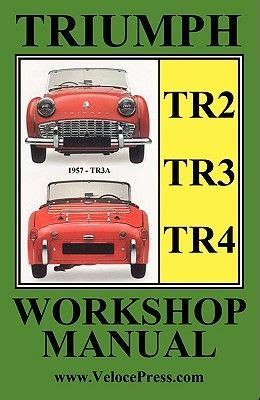 Triumph Tr2 Tr3 1953 1961 Workshop Repair Service Manual Pdf