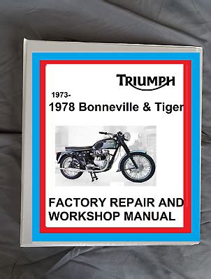 Triumph Tr7v Tiger 750 1977 Repair Service Manual