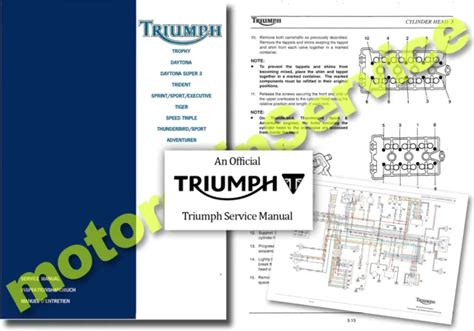 Triumph Trident 750 900 Full Service Repair Manual 1993 1998