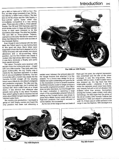 Triumph Trophy 1200 Full Service Repair Manual 1991 1999