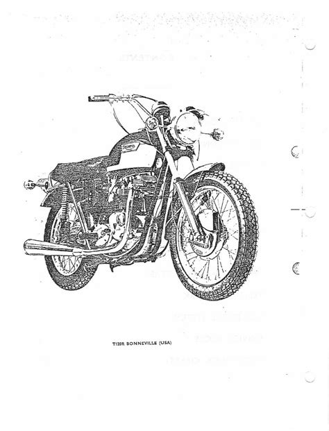 Triumph Twin Cylinder 650cc 1972 Models Motorcycle Workshop Manual Repair Manual Service Manual Download