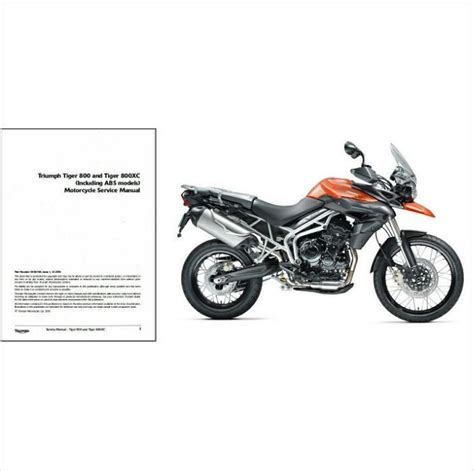 Triunph 2010 2013 Tiger 800 Tiger 800xc Motorcycle Workshop Repair Service Manual 10102 Quality