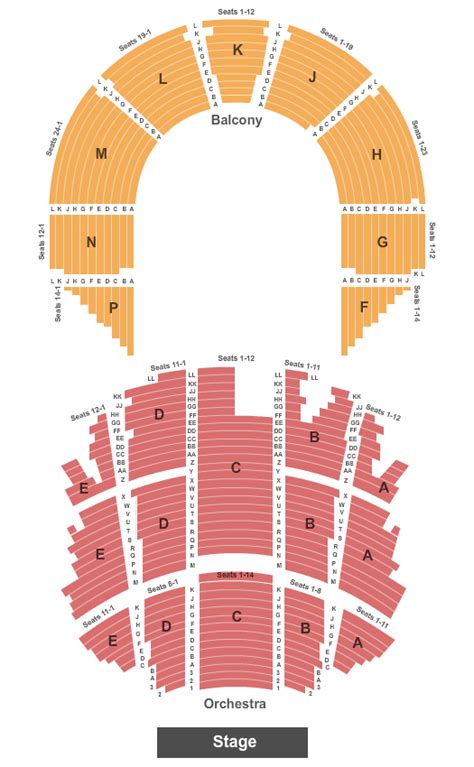 Tulsa Theater Seating Chart