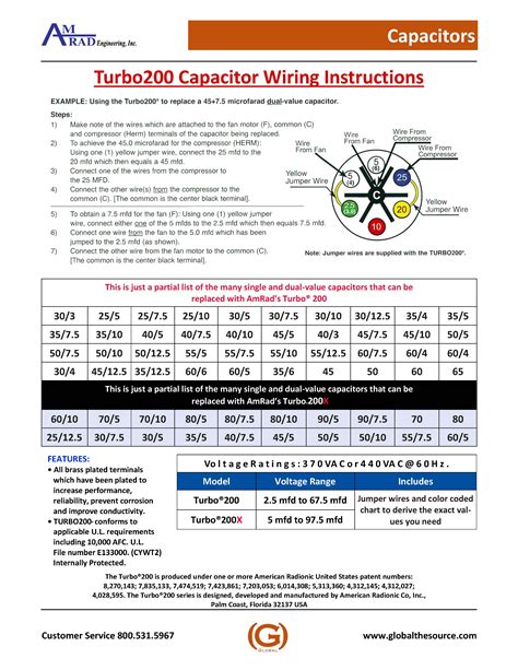 Turbo 200 Capacitor Wiring Diagram