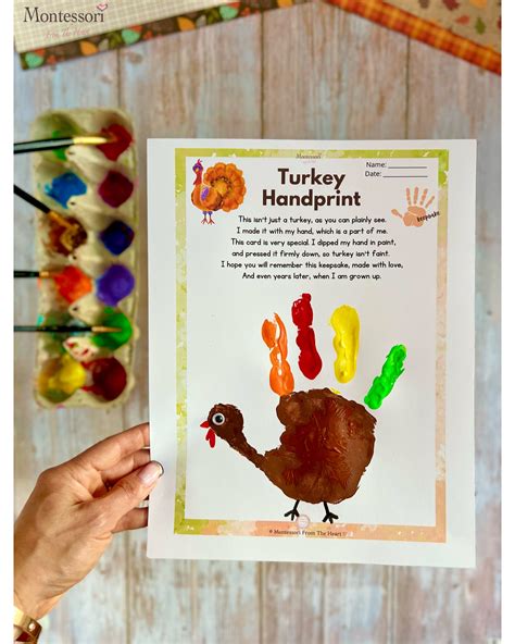 Turkey Handprint Template
