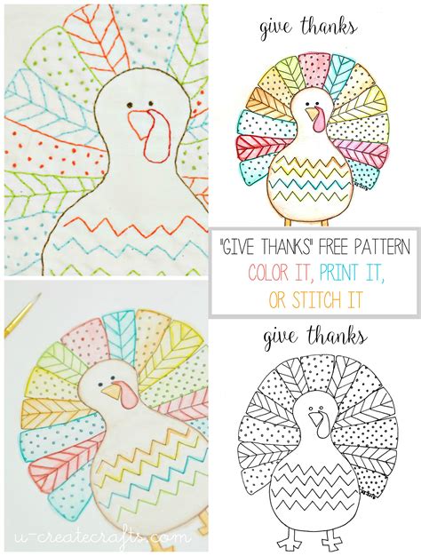 Turkey Pattern Printable