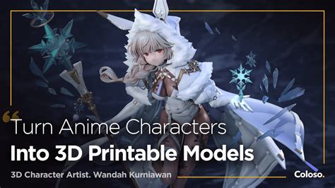 Turning Anime Characters Into 3d Printable Models