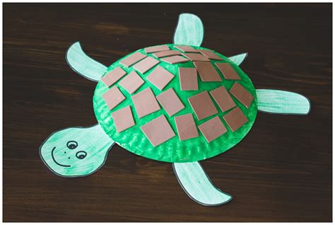 Turtle Paper Plate Template
