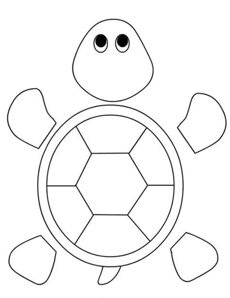 Turtle Template Printable