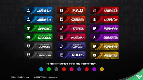 Twitch Tv Panel Template