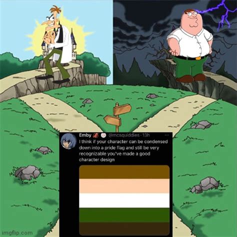 Two Part Meme Template