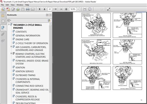 Two Stroke Small Engine 9733 Repair Service Manual